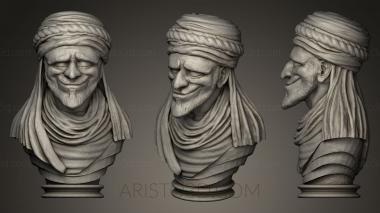 Busts and heads antique and historical (BUSTA_0217) 3D model for CNC machine